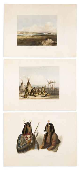 (NORTH AMERICAN ETHNOGRAPHY AND WESTERN TRAVEL.) Karl Bodmer; and Prince Maximilian zu Wied-Neuwied.